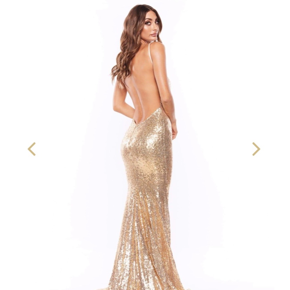 Sequins Mermaid Cut  Prom Dress